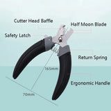 Stainless Steel Half Moon Blade Nailclippers Household Cat Claw Nail Cutters Beauty Clippers For Pets Cats Dog Supplies J.S.M