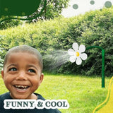 Unique sunflower lawn sprinkler tool adds charm, adjustable water sprayer made from quality durable plastic.