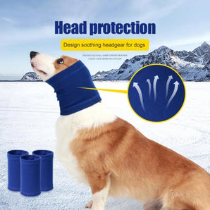 Dog Noise Reduction Scarf – Calming, Adjustable Earmuff for Grooming