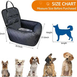 Premium waterproof travel mat for pets, dog and cat car seat protection, easy to clean.