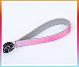 Pet-friendly nylon dog collar and lead combo with safety features and stylish everyday use design