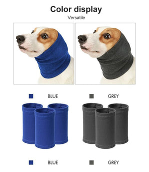 Dog Noise Reduction Scarf – Calming, Adjustable Earmuff for Grooming