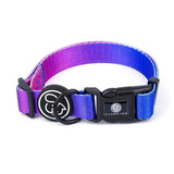 Comfortable nylon dog lead with matching adjustable collar for secure walking and easy handling