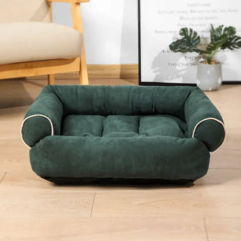 green Versatile pet bed crafted to keep your furry friend relaxed and stress-free every day.