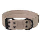 Beige belt with black buckle on a white background