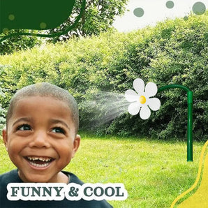Unique sunflower lawn sprinkler tool adds charm, adjustable water sprayer made from quality durable plastic.