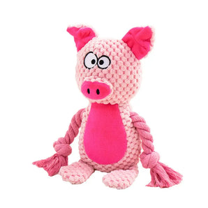 Plush pig squeaky toy that’s perfect for gifting to dog lovers.