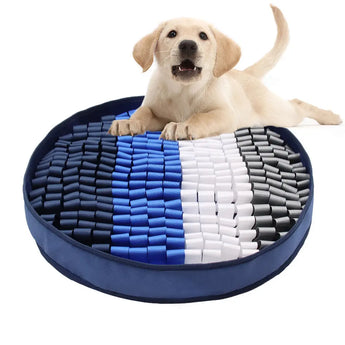 Interactive dog snuffle mat for training and mental stimulation