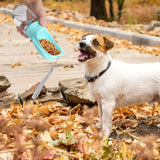 Portable dog water bottle with leak-proof design, perfect for hiking, walks, and outdoor activities.