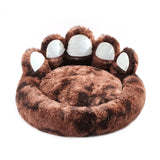 High-quality thickened warm bear paw kennel pet bed delivers support and cozy sleep for pets.