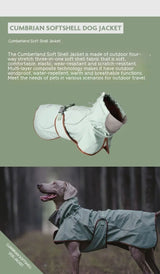 Cumbrian soft shell dog coat