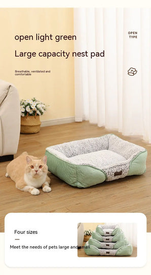 Premium plush cat bed delivers exceptional warmth, support, and ultimate resting haven for playful cats.