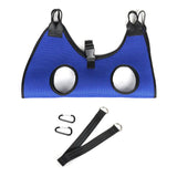 Pet grooming hammock for cats and dogs nail trimming support bag for easy home grooming. -  Five-piece-set-small-Blue