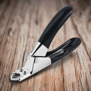 All-Steel Dog Nail Clippers with precision blades for safe and effortless pet nail trimming in black