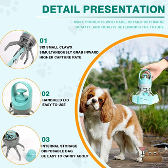 Innovative portable pooper scooper and waste cleaner ensuring reliable pet hygiene and yard sanitation routines.