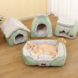 Luxurious cosy cat bed providing unmatched comfort and relaxation for beloved feline companion at home.