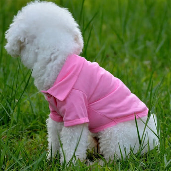 Pet-friendly dog polo shirt with a trendy collar, perfect for everyday wear and special occasions.