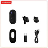 Black-Without-Card - High definition pet camera with magnetic mounting for outdoor sports, mini design captures lively action.