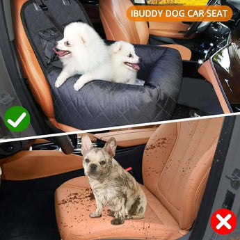 Pet car seat cover, waterproof, non-slip mat, ideal for traveling with dogs and cats.