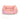 Soft bone pattern teddy dog bed for small and medium dogs with year-round cozy comfort. -  Pink-S