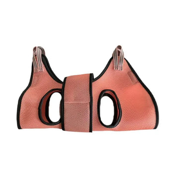 Cat & Dog Grooming Hammock Helper – Nail Trimming Restraint Bag -  Five-piece-set-small-Pink
