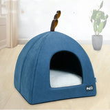 Keep Your Pet Cozy and Happy with the Ultimate Velvet Pet Bed for Cats and Small Dogs!  