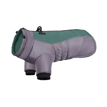 Waterproof pet jacket with reflective rope for night time safety