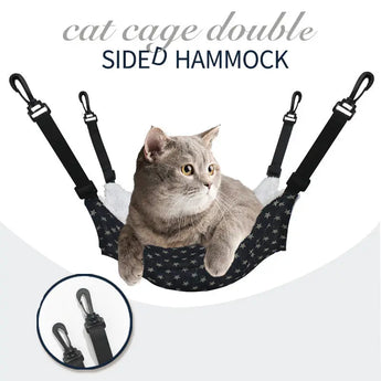 Modern pet hammock bed with stylish finish, orthopedic support, and machine washable comfort for pets