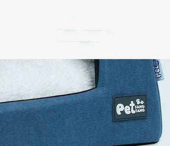 Premium velvet pet bed with plush interior for cats and dogs