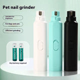 Pet Nail Grinder for Cats & Dogs - Low Noise, Portable, and Precise Claw Trimming Tool