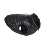 Pet Dog Clothing Autumn And Winter Full Nylon Zipper black