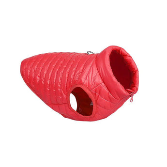 Pet Dog Clothing Autumn And Winter Full Nylon Zipper red