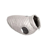 Pet Dog Clothing Autumn And Winter Full Nylon Zipper silver