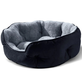 Portable round cathouse dog bed for travel, camping, or use inside crates, kennels, and homes