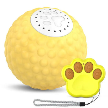 interactive cat toy yellow