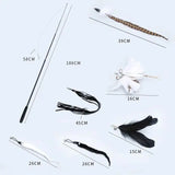 Toy Telescopic Cat Stick Feather Set 