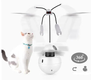 Unleash Fun: Three-in-One Robot Tumbler Laser Cat Toy main