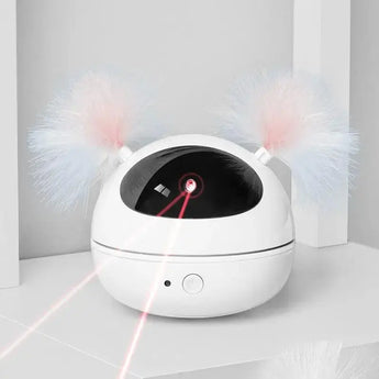 Automatic electric cat toy cat toy laser showing two beams