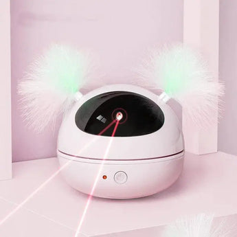 Automatic electric cat toy cat toy pink laser