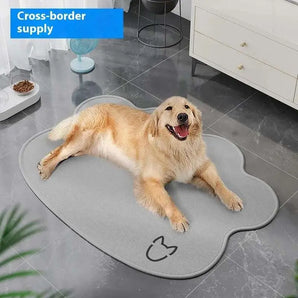 Durable ice silk cooling dog bed, non-slip surface, scratch-resistant, breathable for heat relief.
