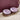 Modern clear plastic pet bowl – double feeding station for cats and small dog breeds. -  Purple