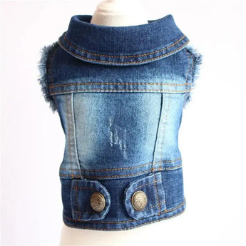 Small Dog Denim Jacket for the Fashion