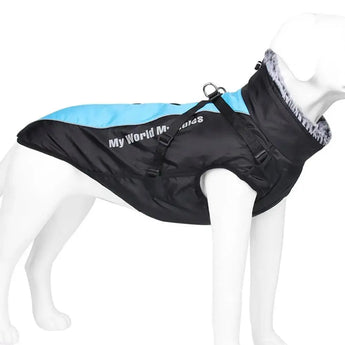 Big Dog Shell Jacket for your Furry Friend blue