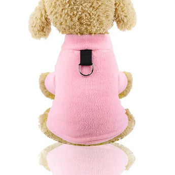 Fleece D Buckle Dog Clothes - J.S.MDog Clothing, Dog ProductCJJJCWGD00388-Pink-L