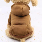 Dog hoodie perfect blend of comfort and fashion - J.S.MDog Clothing, Dog ProductCJJJCWGD00395-Brown-L