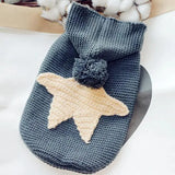 Small Dog Sweater Pet Clothes Teddy Clothes star