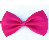 Adjustable Dog Cat Bow Tie Collection for Stylish Pets dark pink