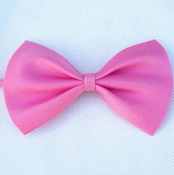 Adjustable Dog Cat Bow Tie Collection for Stylish Pets bright pink