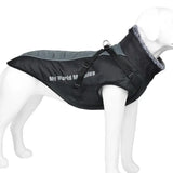 Big Dog Shell Jacket for your Furry Friend dark grey