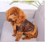 Punk Leather Sweater Dog Autumn And Winter Clothes 